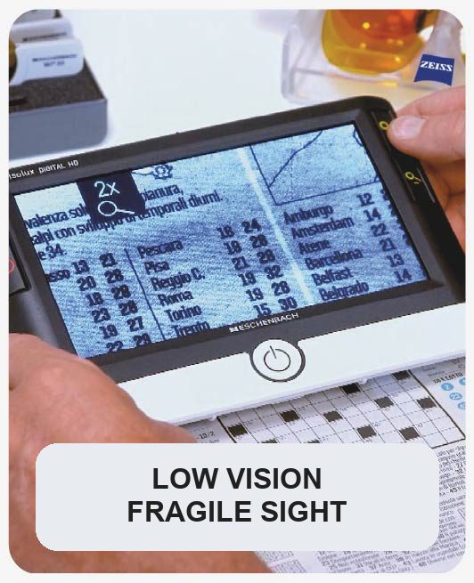 Low vision and fragile sight support at Isolani